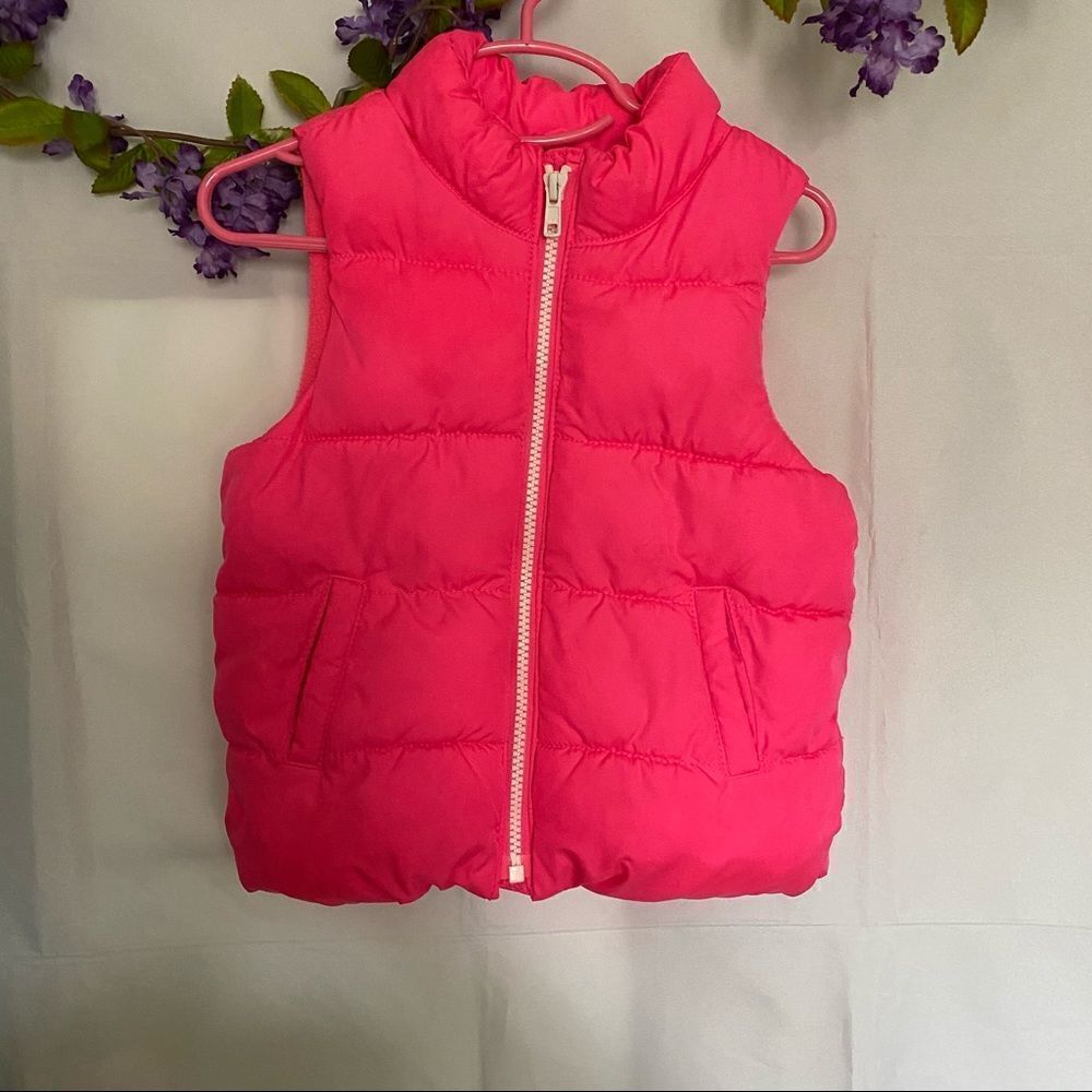Old Navy Puffer Vest, Adorable hot pink
